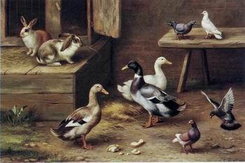 unknow artist poultry  174 China oil painting art